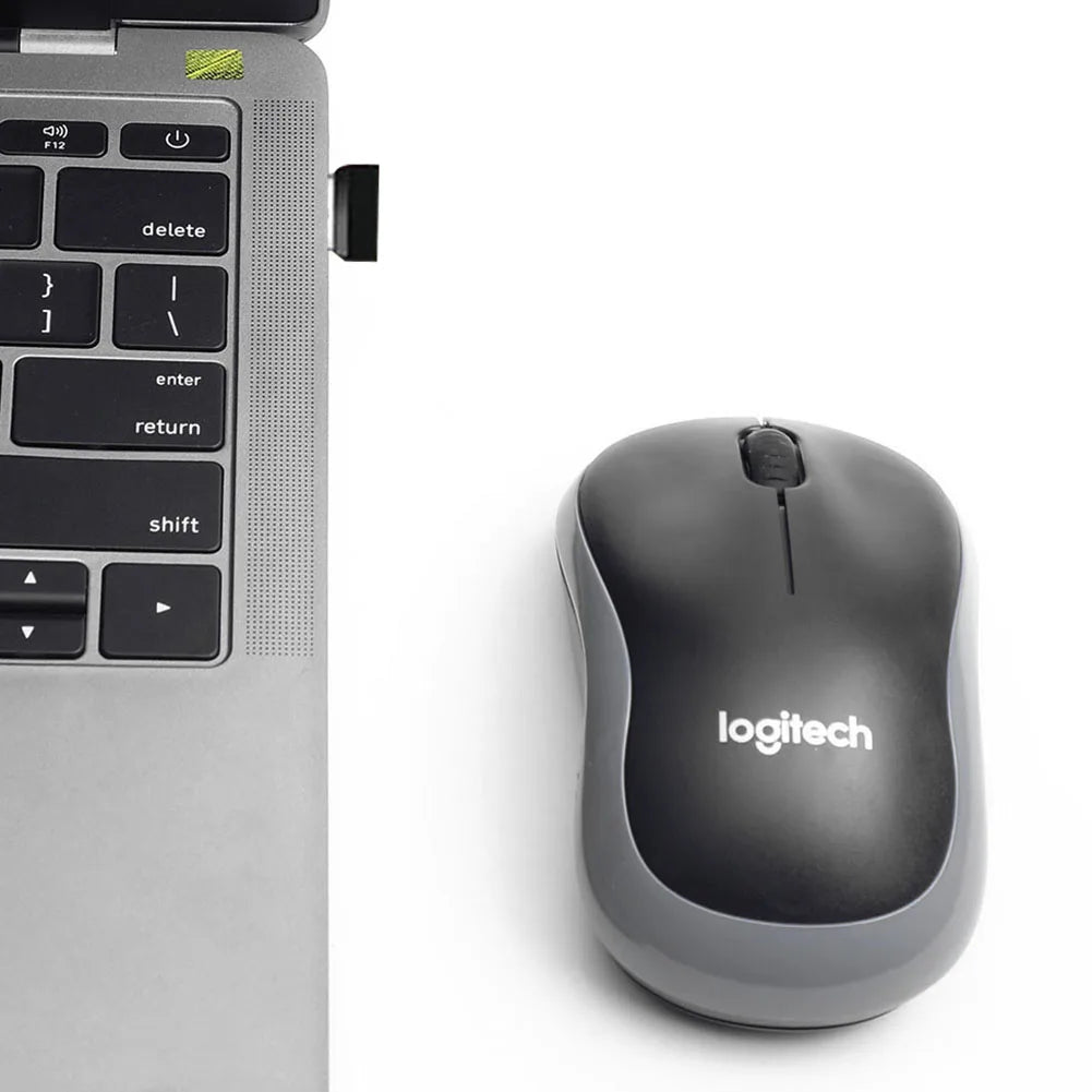 Logitech M185 – Reliable 2.4GHz Wireless Mouse with USB Receiver, 1000 DPI Precision, Works with Windows, Mac & Chrome OS